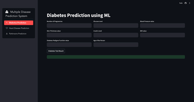 Multiple Diseases Classifier preview
